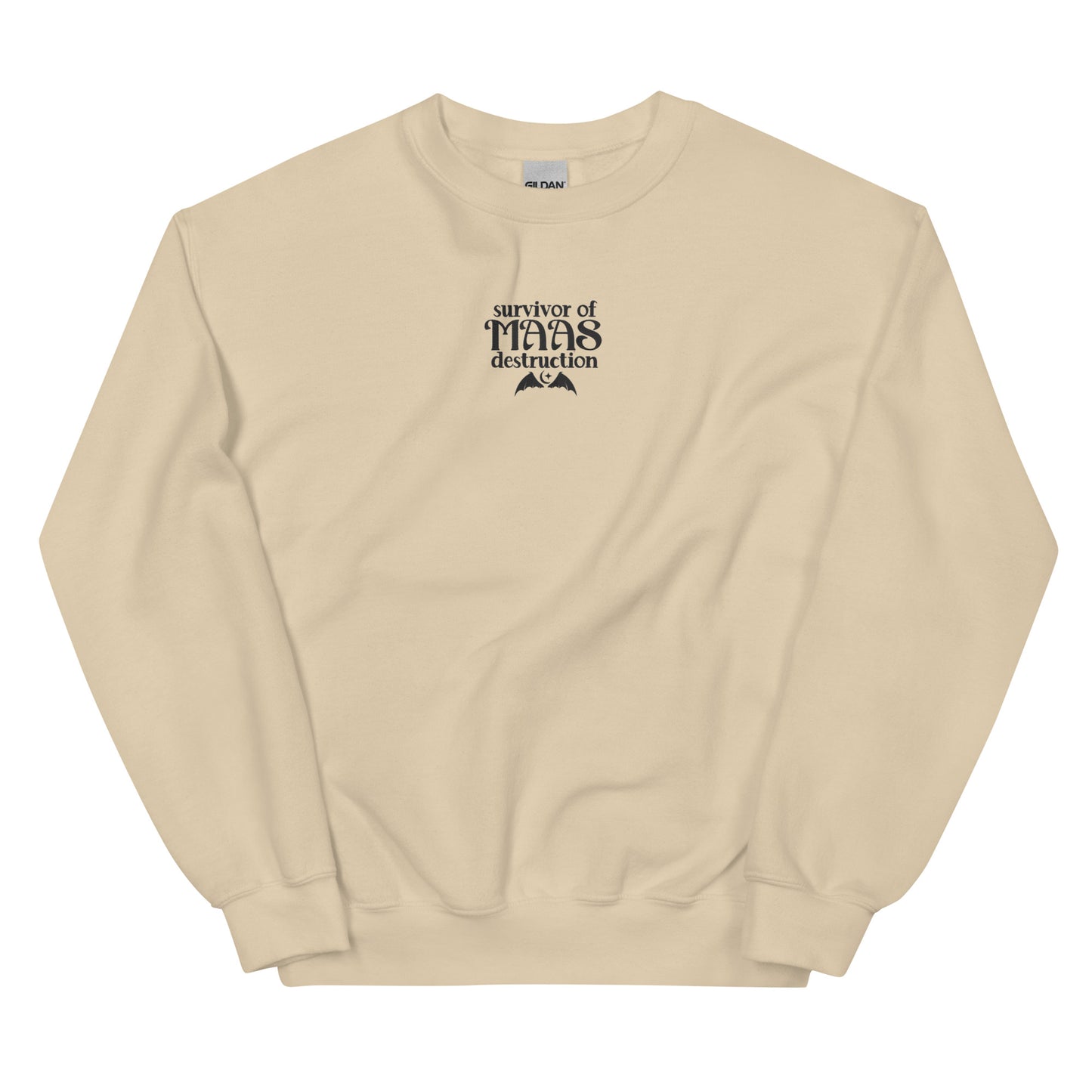 Survivor of Maas Destruction Embroidered Sweatshirt - Thespicyromancebookclub LLC