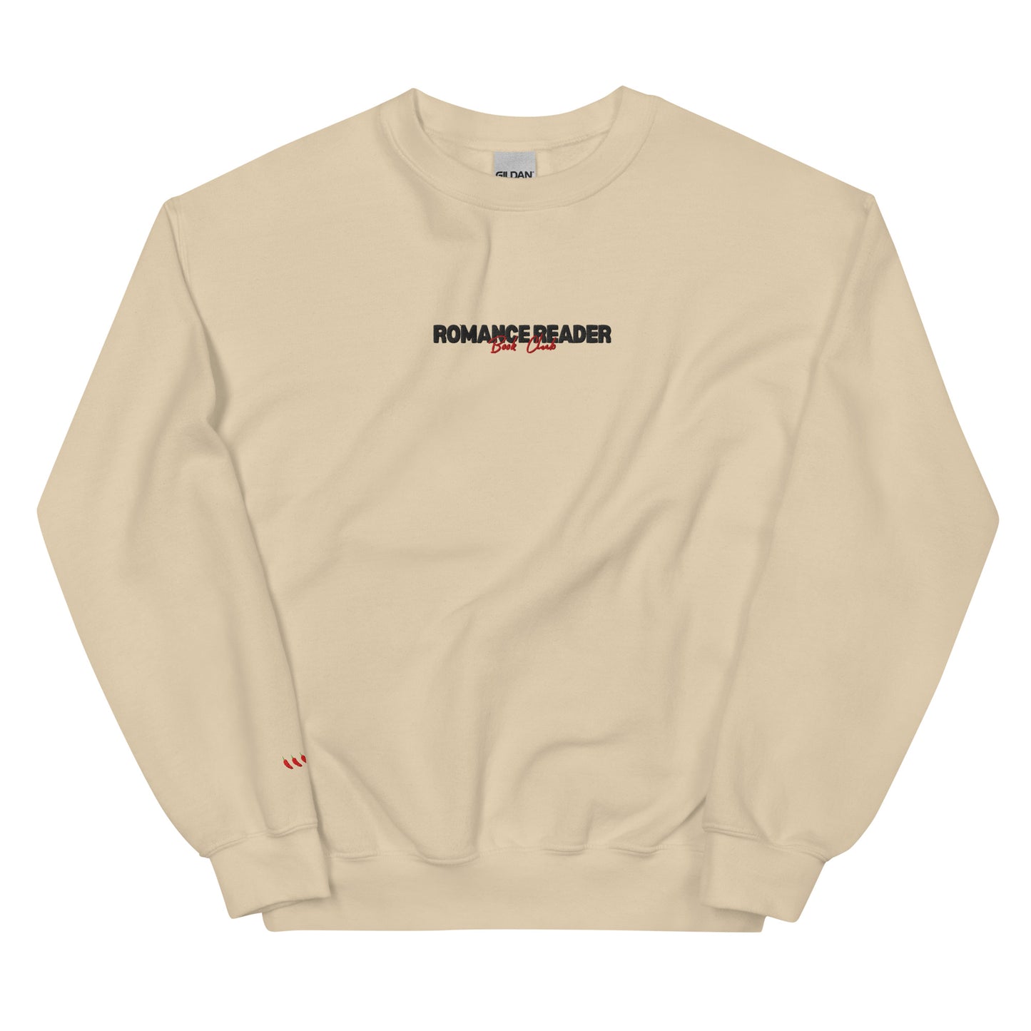 Romance Reader Embroidered Sweatshirt - Thespicyromancebookclub LLC