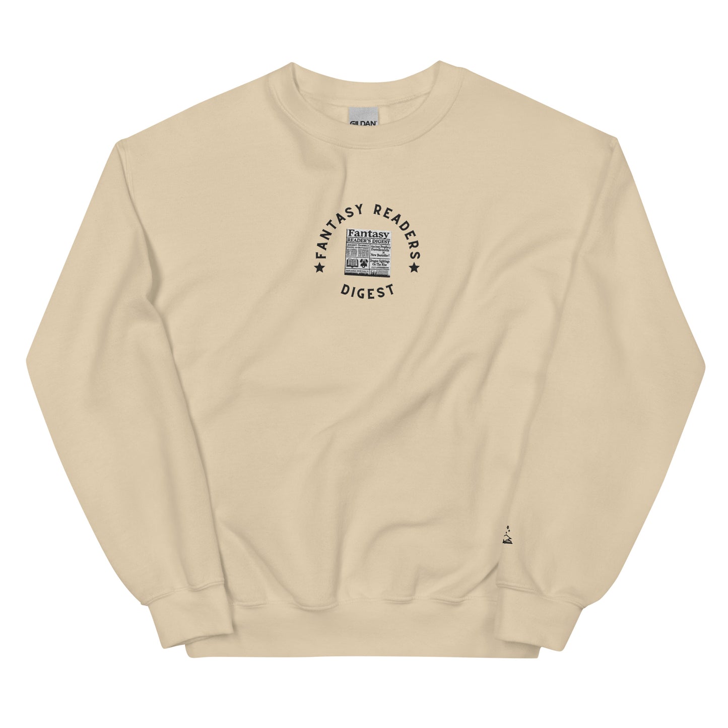 Fantasy Reader’s Digest – Embroidered Crewneck Sweatshirt - Thespicyromancebookclub LLC