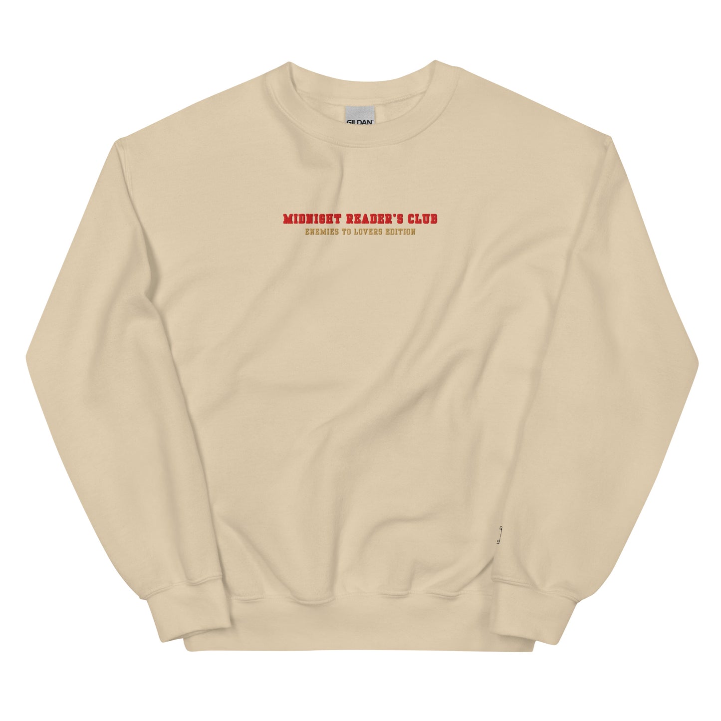 Midnight Readers Club – Enemies to Lovers Edition (Embroidered Crewneck Sweatshirt) - Thespicyromancebookclub LLC