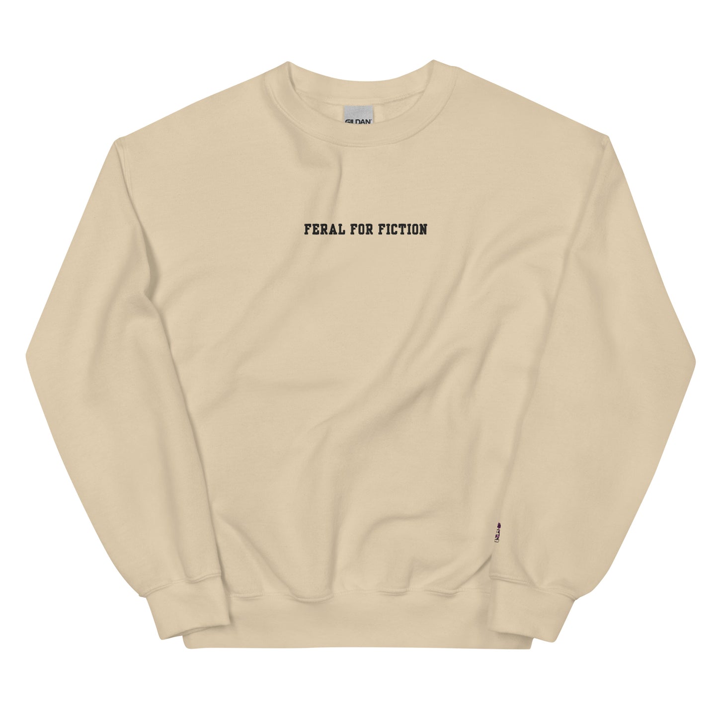 Feral For Fiction Embroidered Sweatshirt - Thespicyromancebookclub LLC