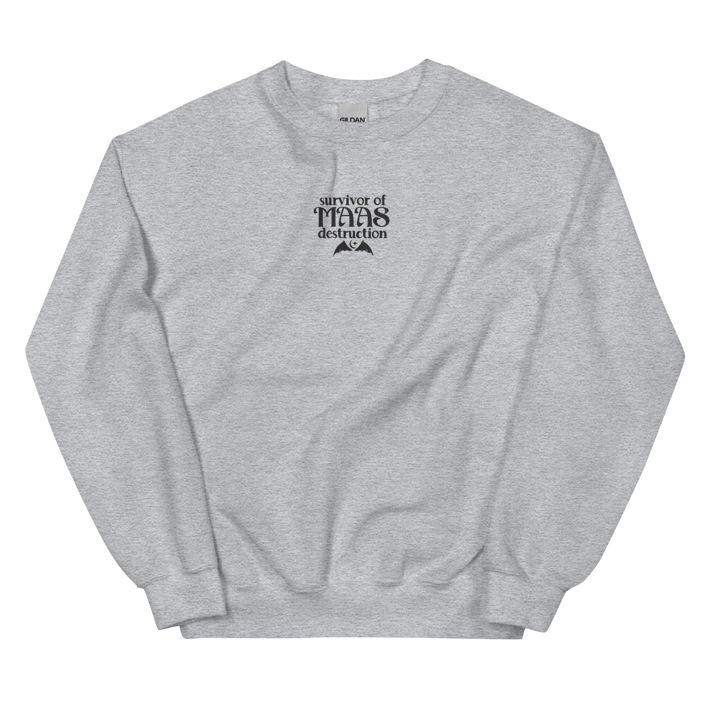 Survivor of Maas Destruction Embroidered Sweatshirt - Thespicyromancebookclub LLC
