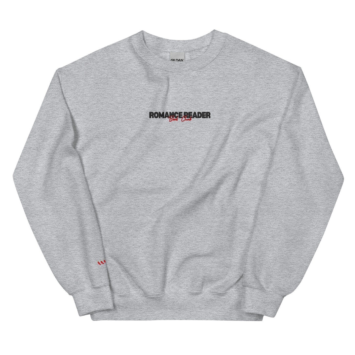 Romance Reader Embroidered Sweatshirt - Thespicyromancebookclub LLC