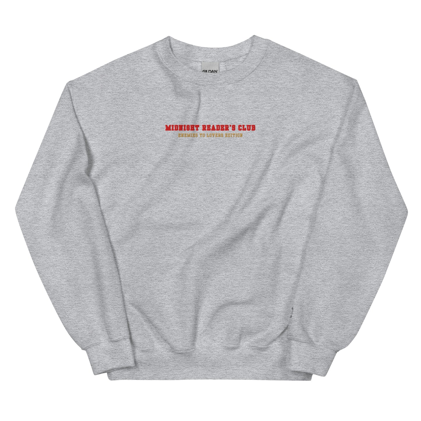 Midnight Readers Club – Enemies to Lovers Edition (Embroidered Crewneck Sweatshirt) - Thespicyromancebookclub LLC