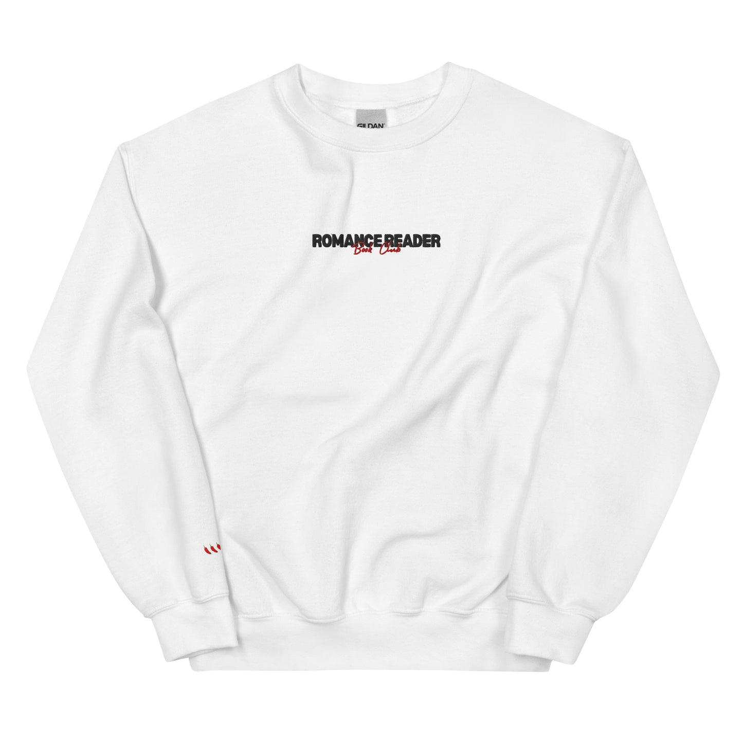 Romance Reader Embroidered Sweatshirt - Thespicyromancebookclub LLC