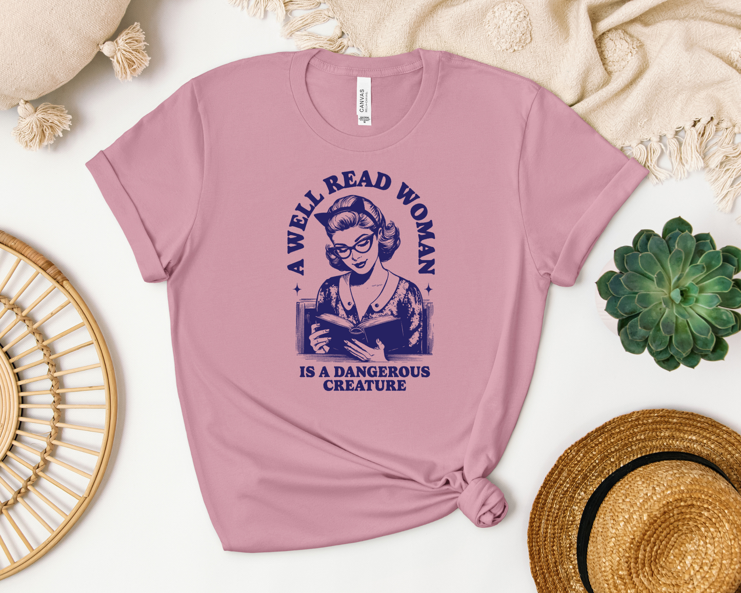 A Well Read Woman Is A Dangerous Creature T-shirt