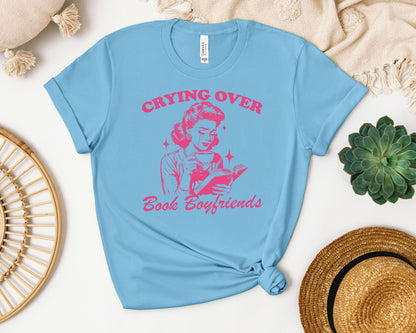 Crying Over Book Boyfriends T-Shirt