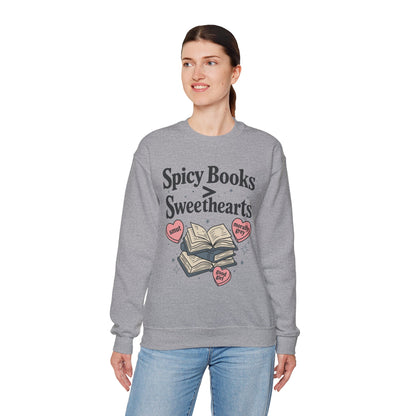 Spicy Books > Sweethearts Sweatshirt Crewneck