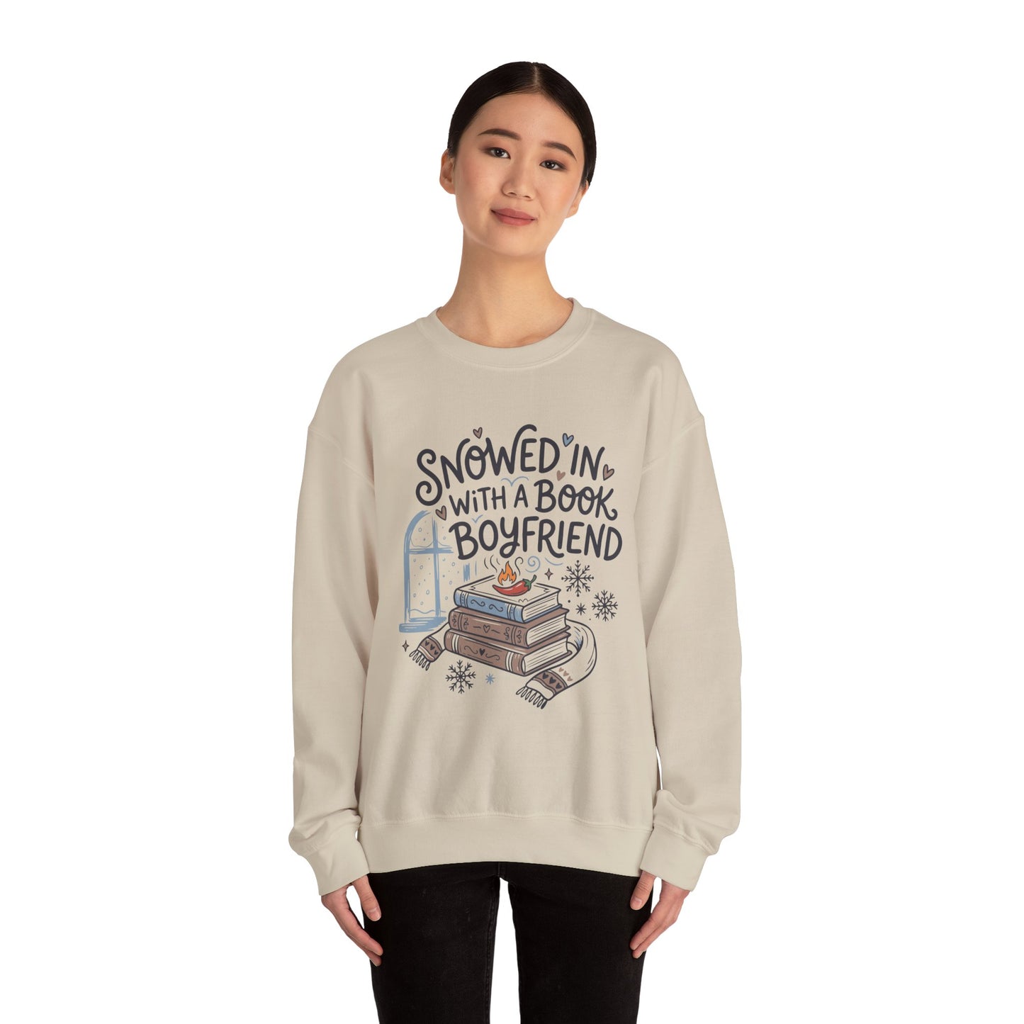 Snowed In With a Book Boyfriend Crewneck