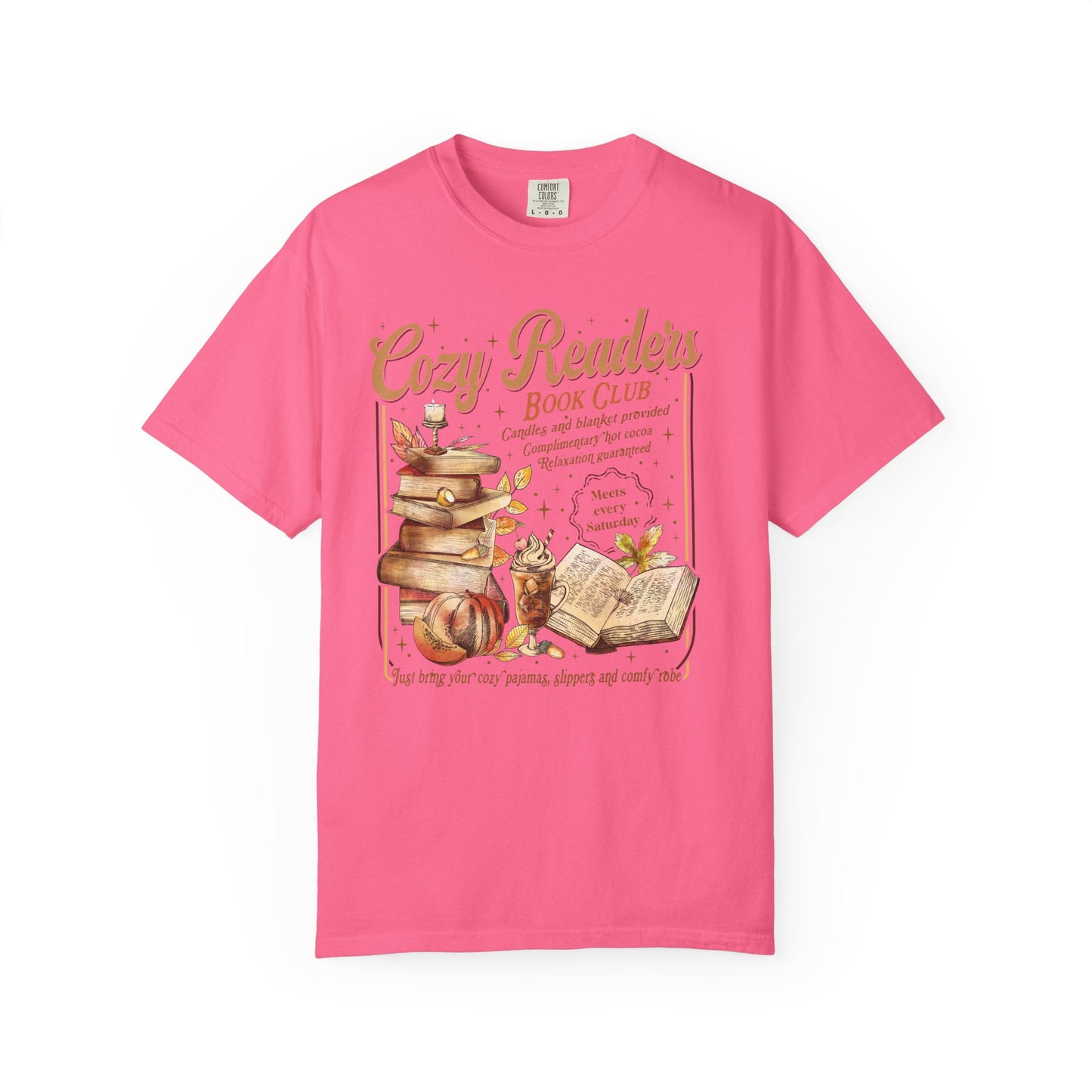 Cozy Readers Book Club Comfort Colors T-Shirt
