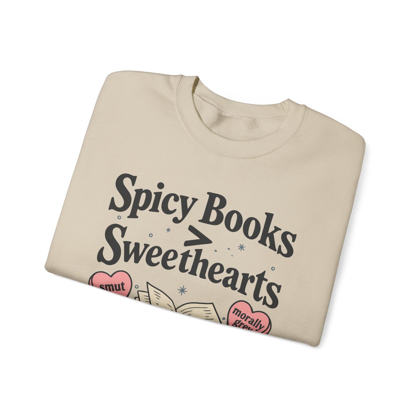 Spicy Books > Sweethearts Sweatshirt Crewneck