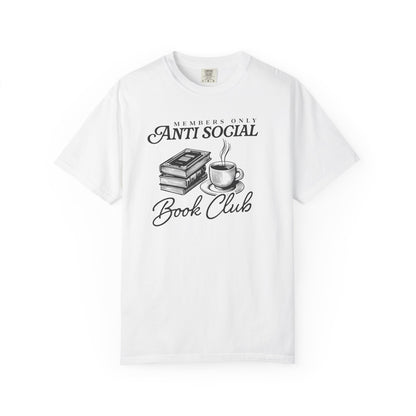 Anti-Social Book Club Comfort Colors  T-shirt