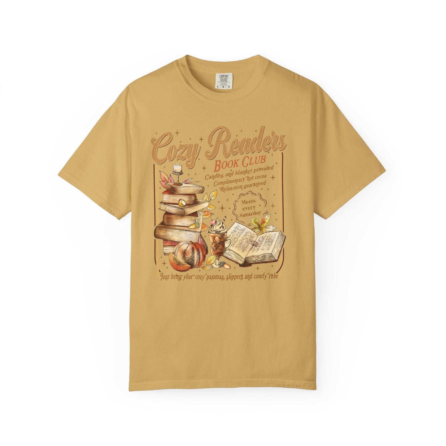 Cozy Readers Book Club Comfort Colors T-Shirt