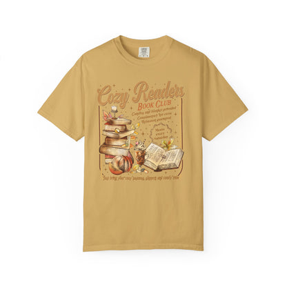Cozy Readers Book Club Comfort Colors T-Shirt