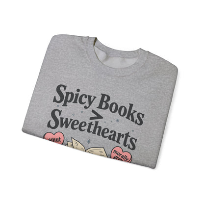 Spicy Books > Sweethearts Sweatshirt Crewneck