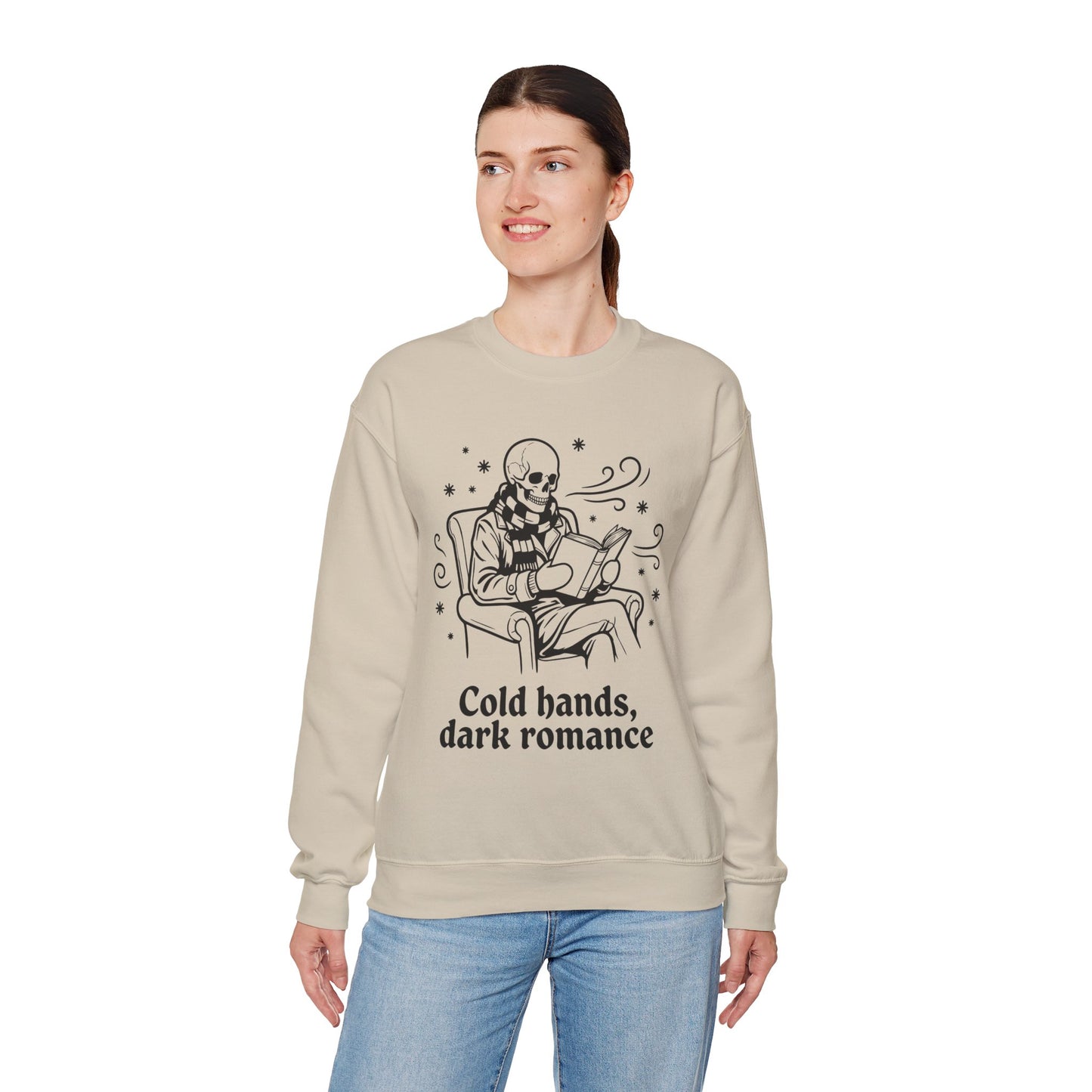 Cold Hands, Dark Romance Crewneck