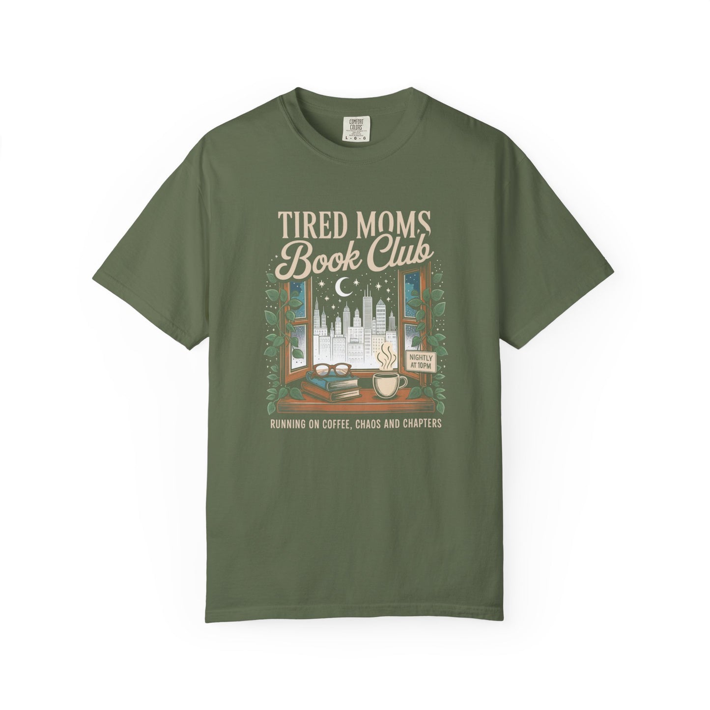 Tired Moms Book Club Comfort Colors T‑Shirt