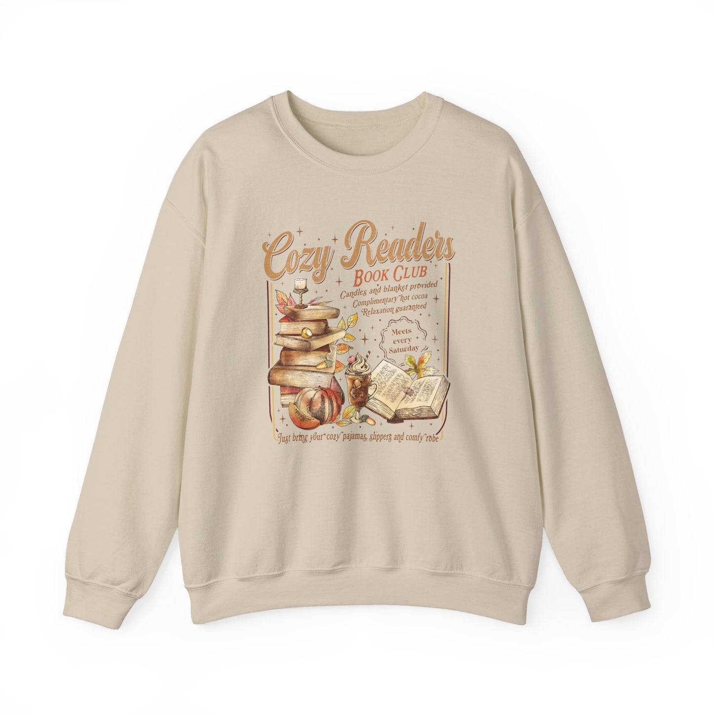 Cozy Readers Book Club Crewneck Sweatshirt