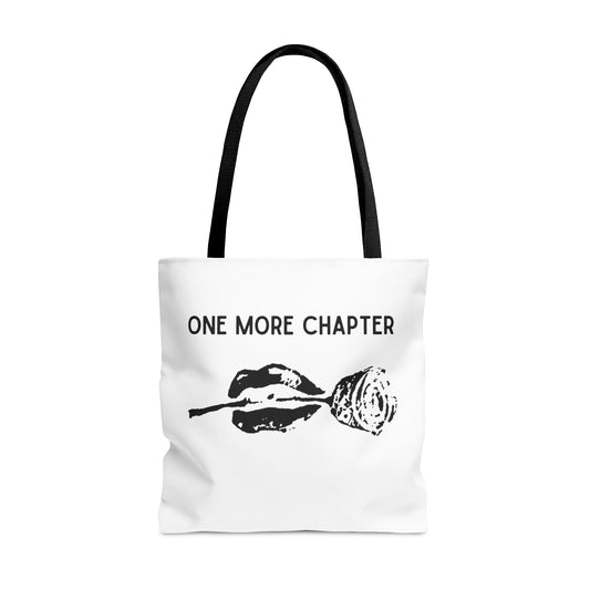 One More Chapter Large Tote Bag