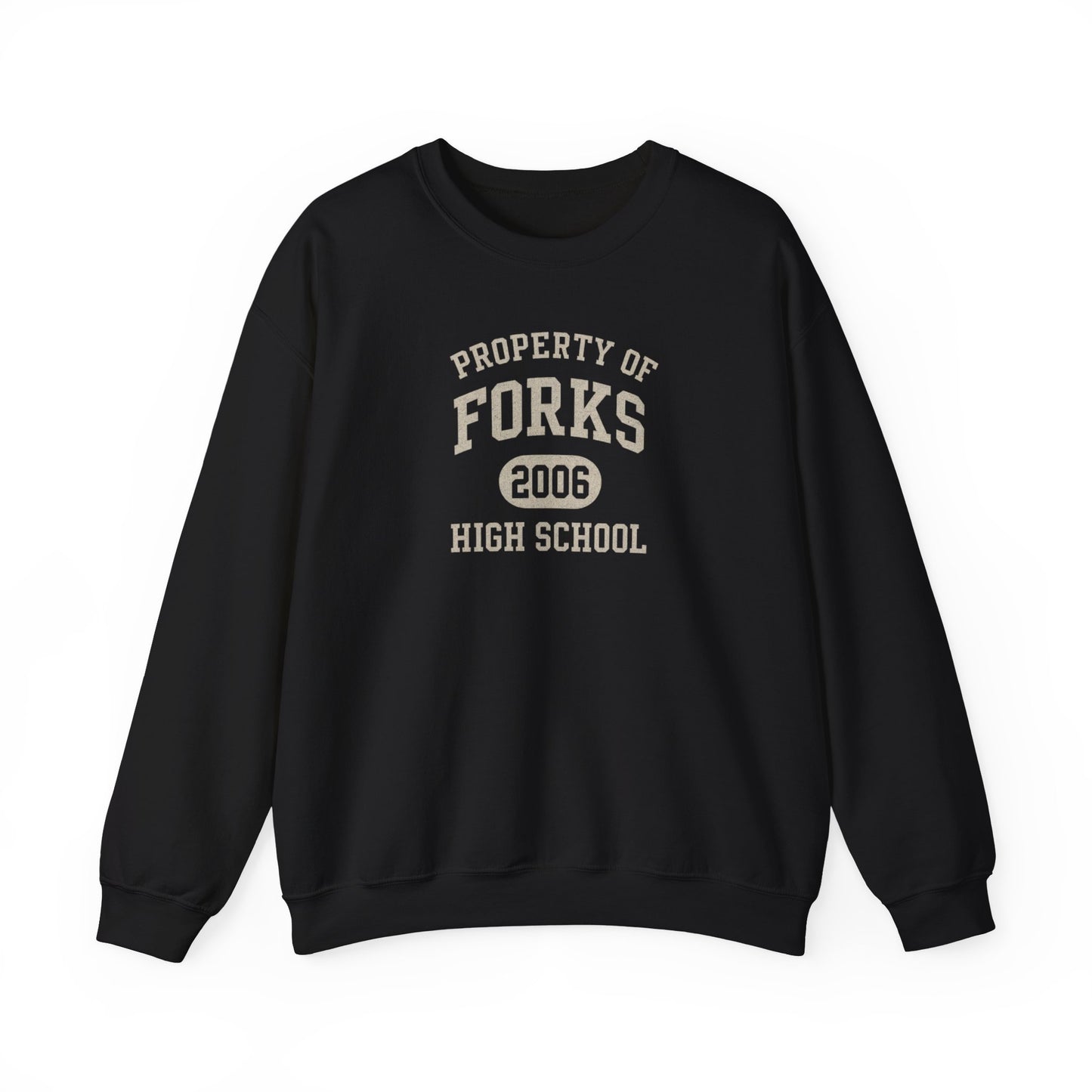 Property Of Forks High School Crewneck Sweatshirt