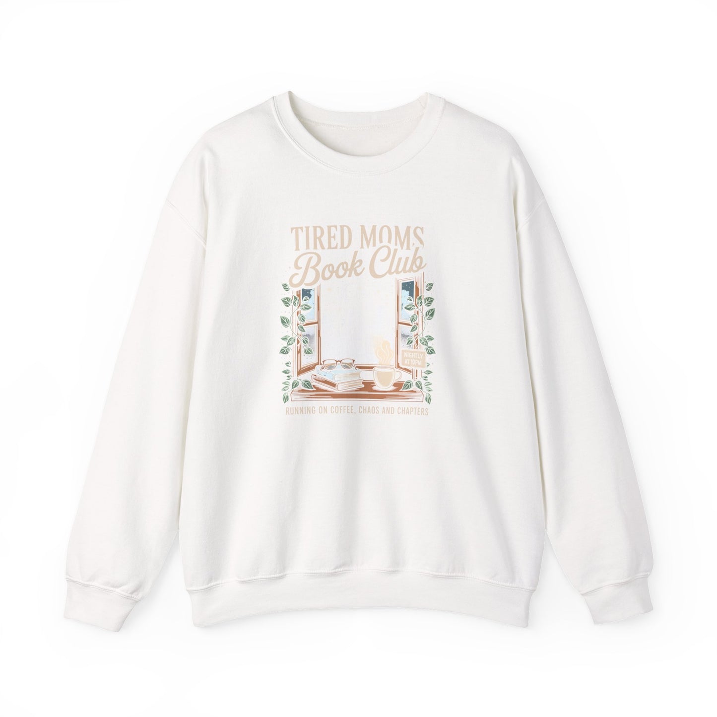 Tired Moms Book Club Crewneck Sweatshirt