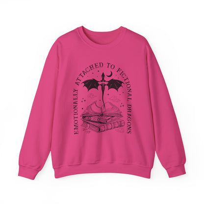 Emotionally Attached To Fictional Dragons Sweatshirt