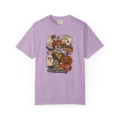Halloween Motel Comfort Colors T-Shirt - Thespicyromancebookclub LLC