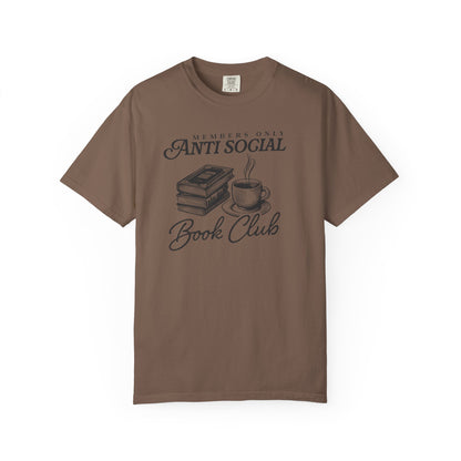 Anti-Social Book Club Comfort Colors  T-shirt