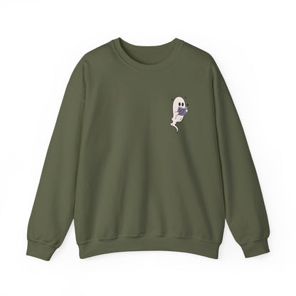 Bookish Ghost Sweatshirt - Thespicyromancebookclub LLC