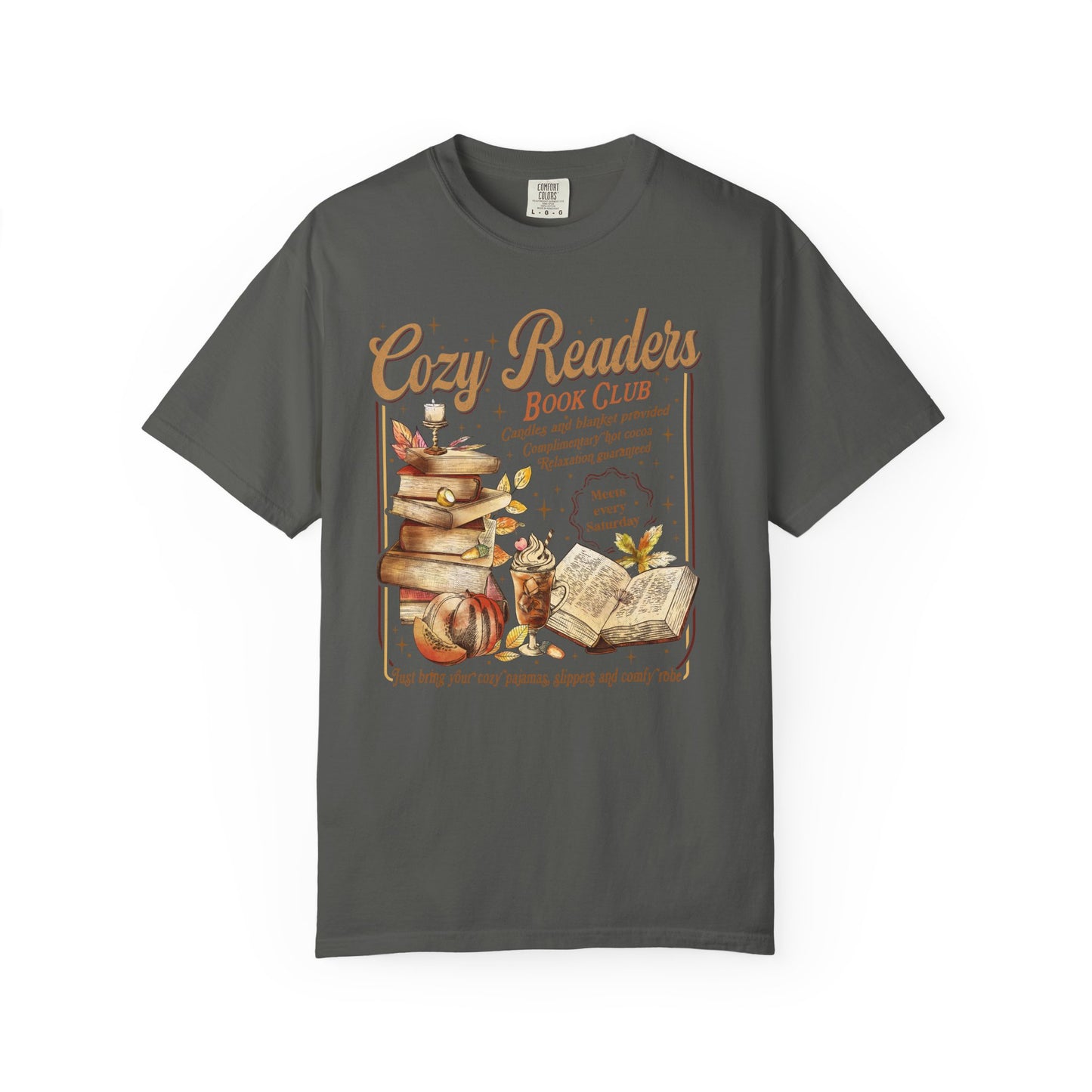 Cozy Readers Book Club Comfort Colors T-Shirt
