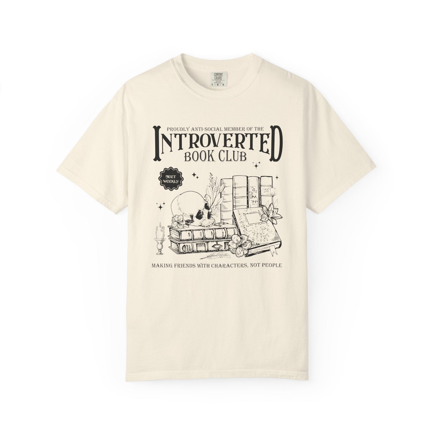 Introverted Book Club Comfort Colors T-Shirt