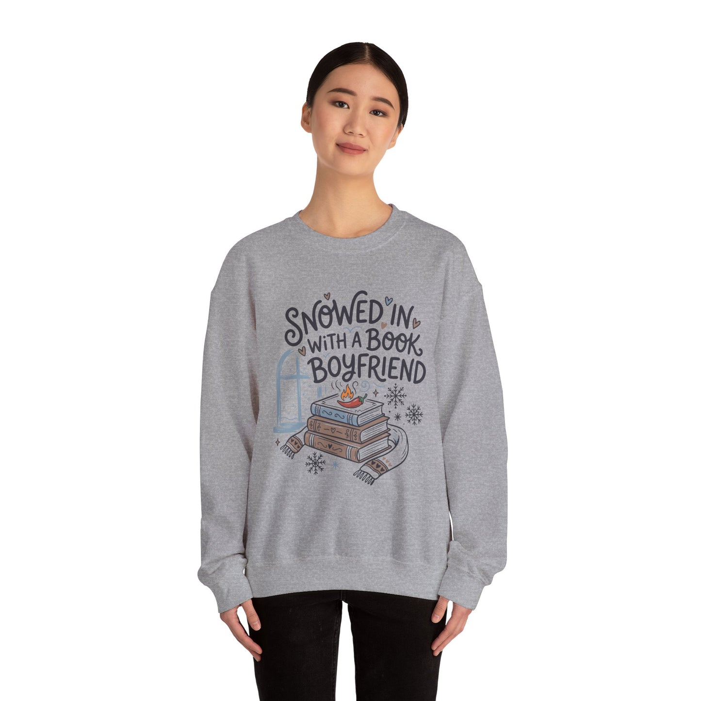 Snowed In With a Book Boyfriend Crewneck