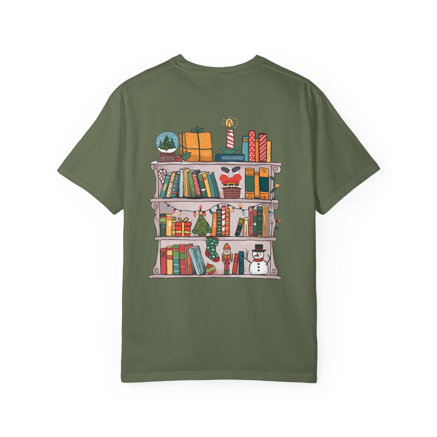 Bookish Holiday Comfort Colors T-Shirt