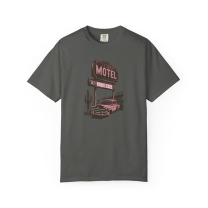 Romance Reader Motel Comfort Colors T-shirt - Thespicyromancebookclub LLC
