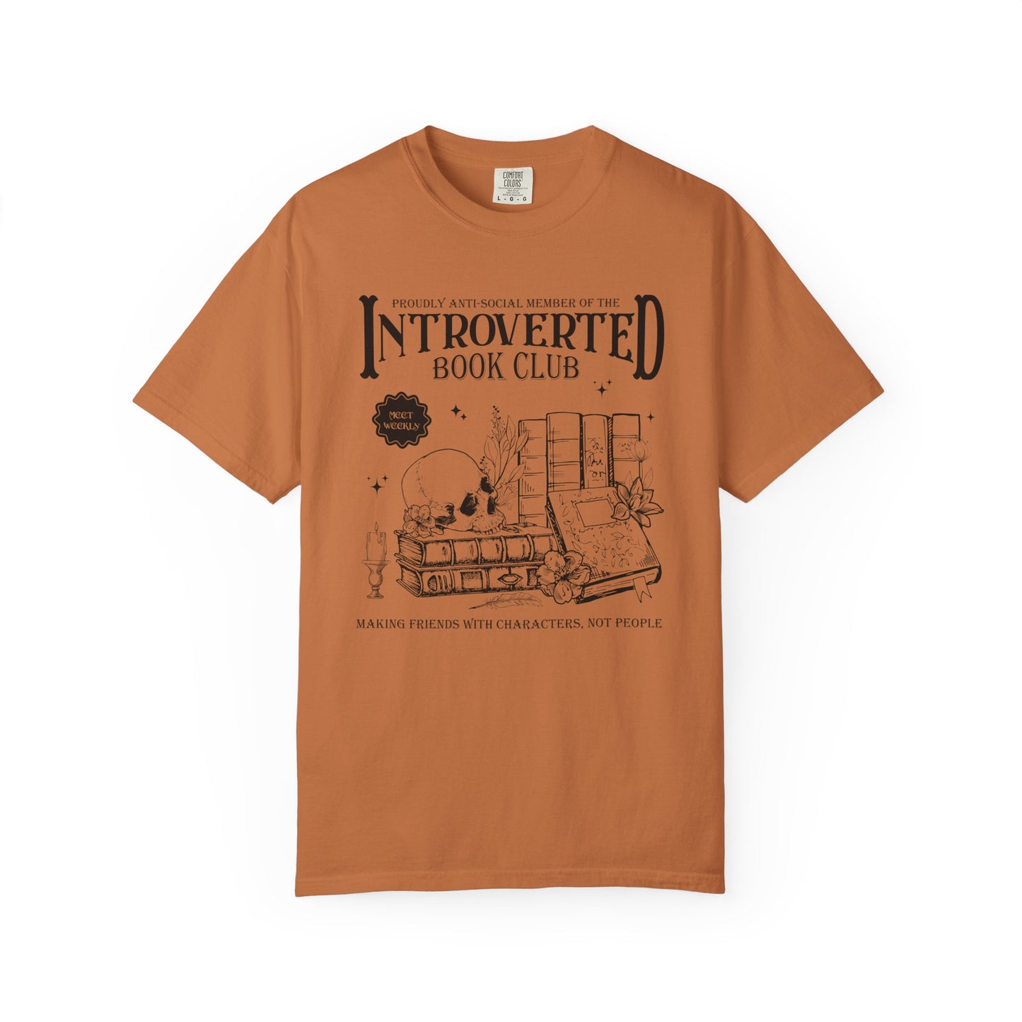 Introverted Book Club Comfort Colors T-Shirt