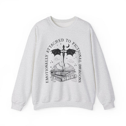 Emotionally Attached To Fictional Dragons Sweatshirt
