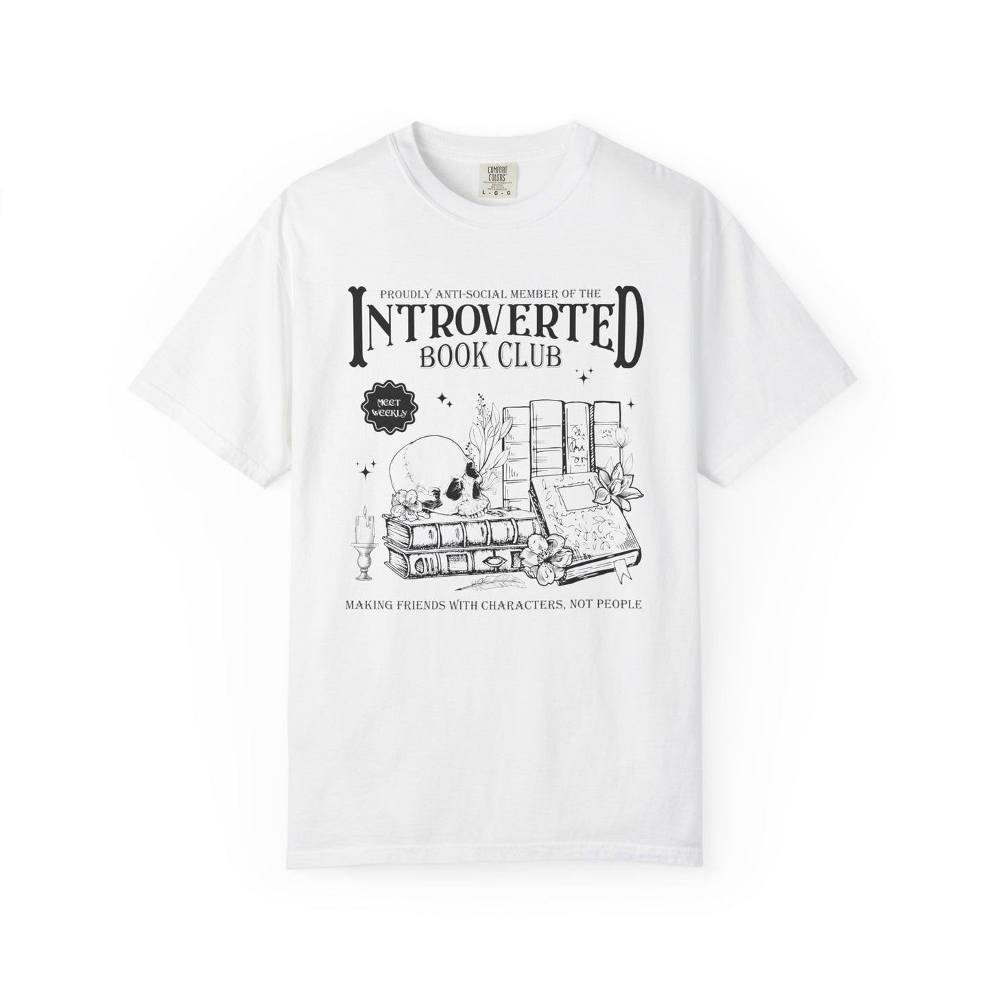 Introverted Book Club Comfort Colors T-Shirt