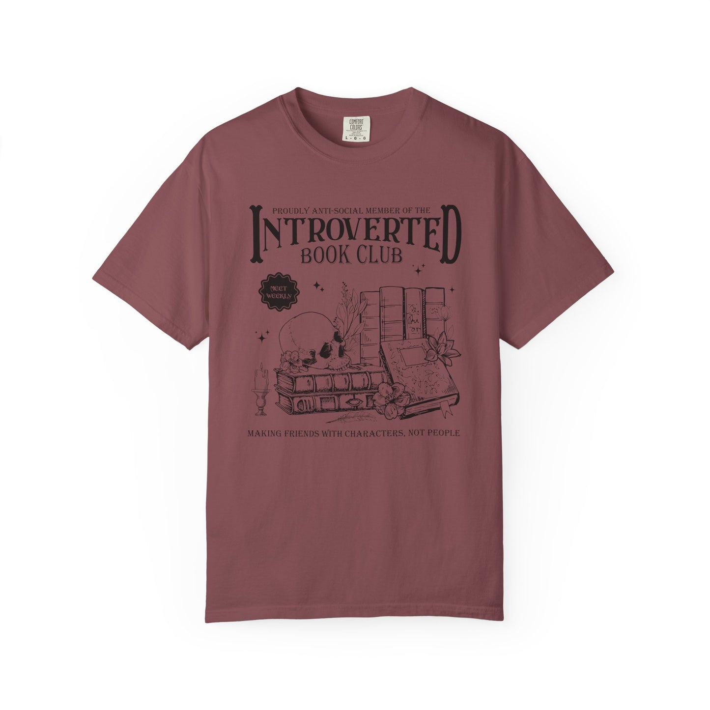 Introverted Book Club Comfort Colors T-Shirt
