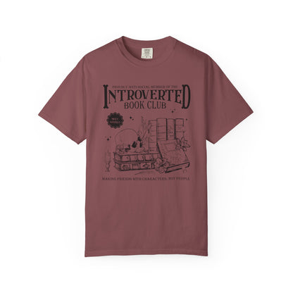 Introverted Book Club Comfort Colors T-Shirt