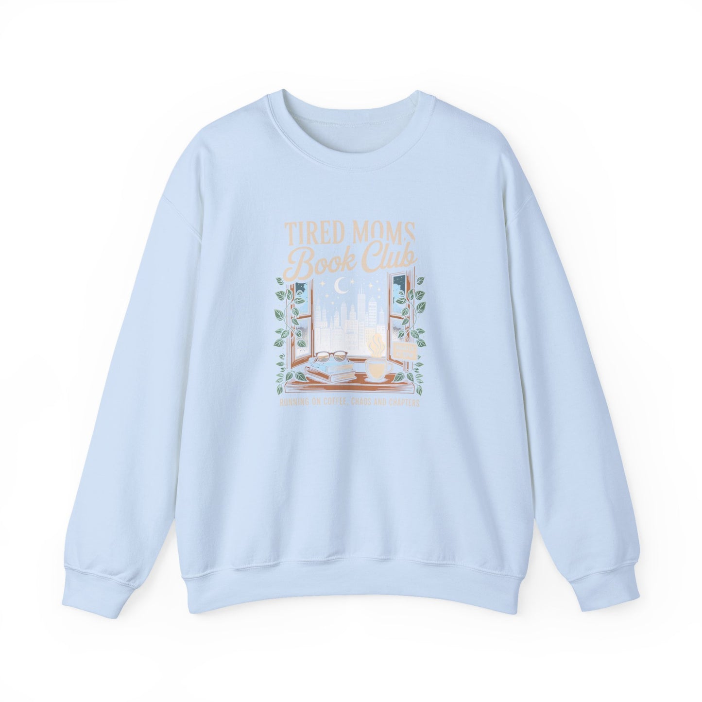 Tired Moms Book Club Crewneck Sweatshirt