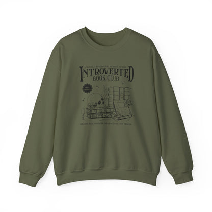Introverted Book Club Crewneck Sweatshirt