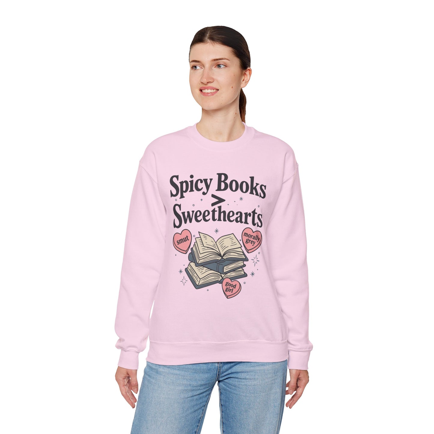 Spicy Books > Sweethearts Sweatshirt Crewneck