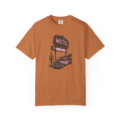 Romance Reader Motel Comfort Colors T-shirt - Thespicyromancebookclub LLC