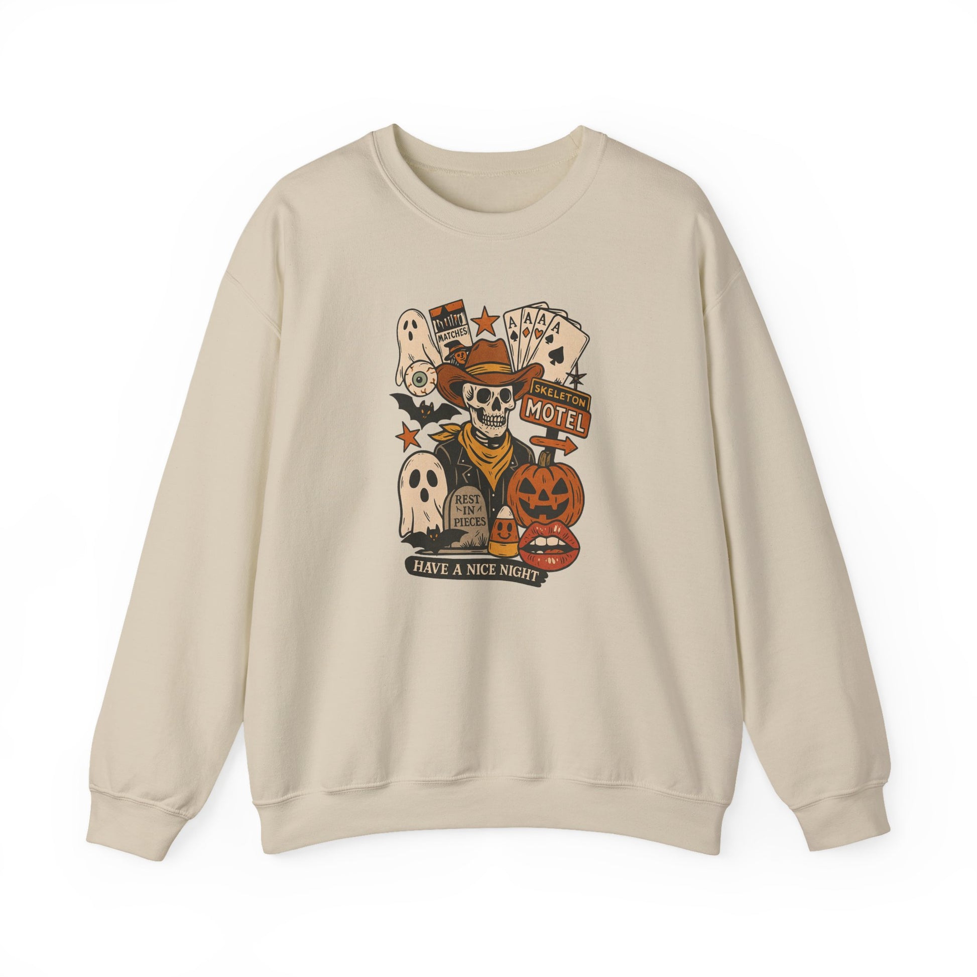 Halloween Motel Sweatshirt - Thespicyromancebookclub LLC