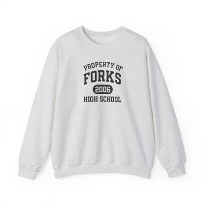 Property Of Forks High School Crewneck Sweatshirt