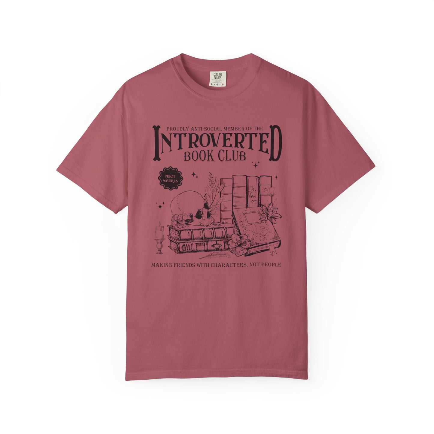 Introverted Book Club Comfort Colors T-Shirt
