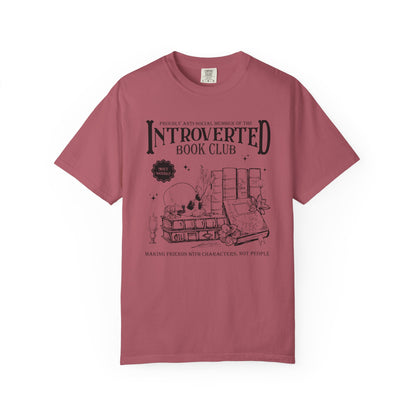 Introverted Book Club Comfort Colors T-Shirt
