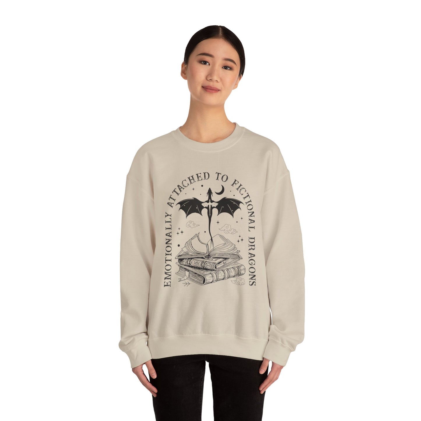 Emotionally Attached To Fictional Dragons Sweatshirt