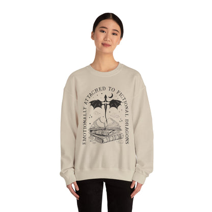 Emotionally Attached To Fictional Dragons Sweatshirt