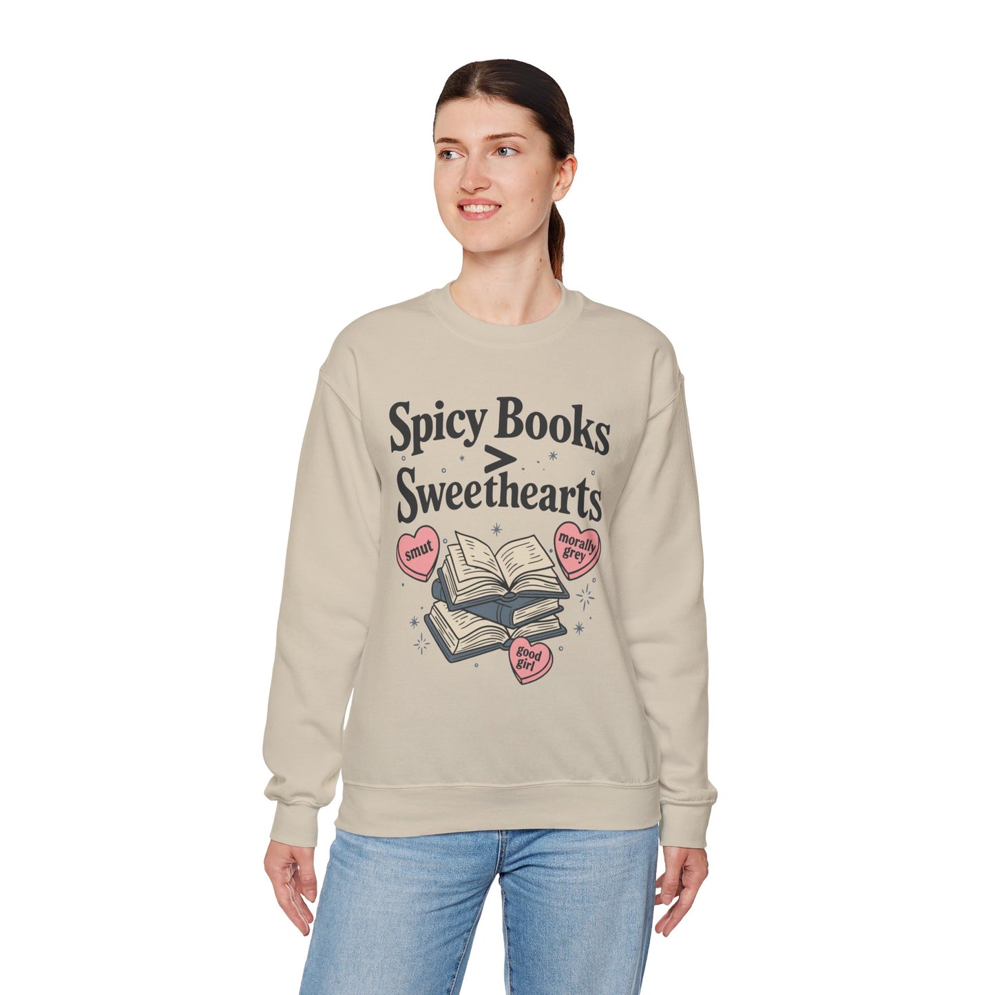 Spicy Books > Sweethearts Sweatshirt Crewneck